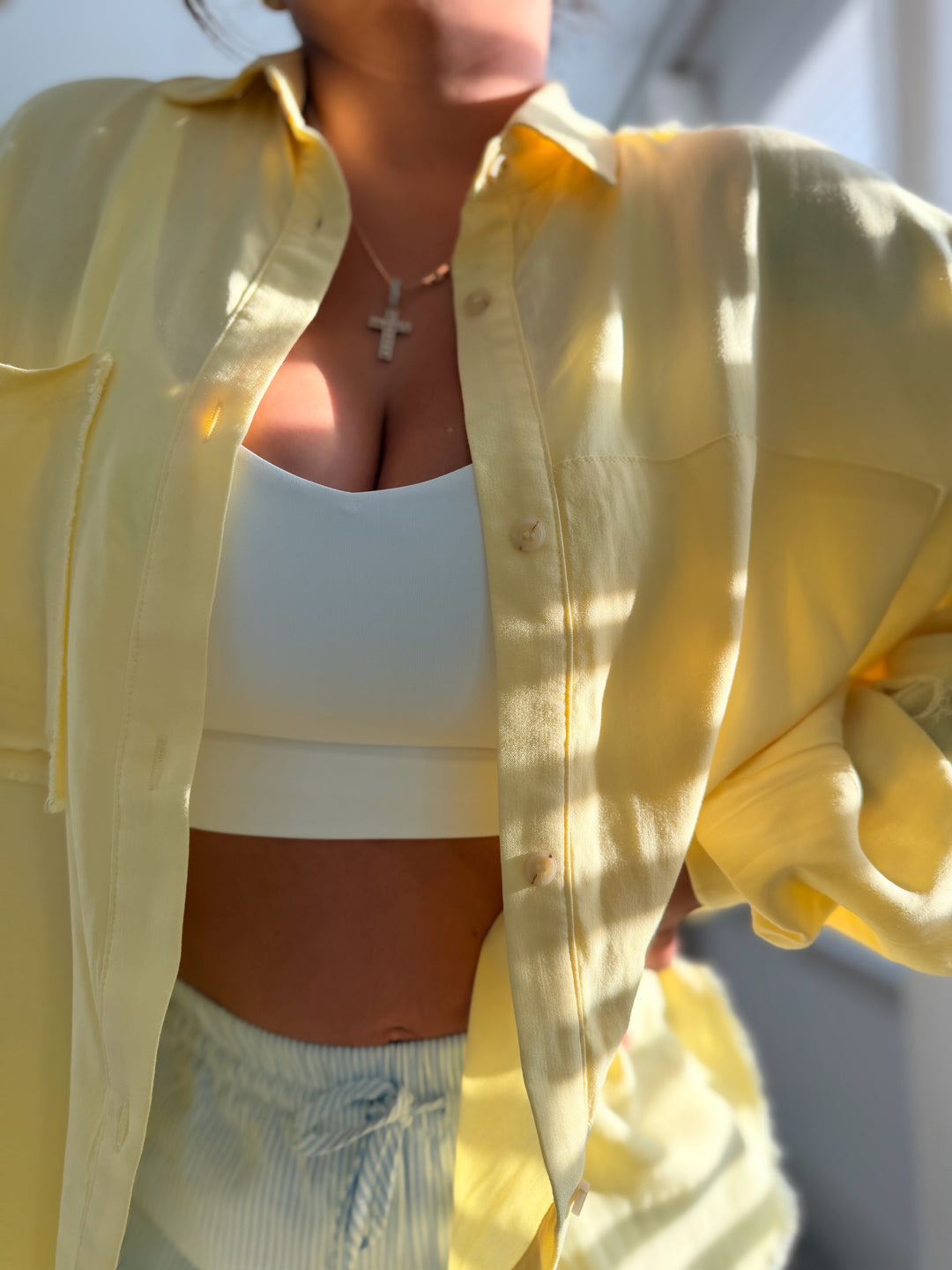 Sunwashed Button Down