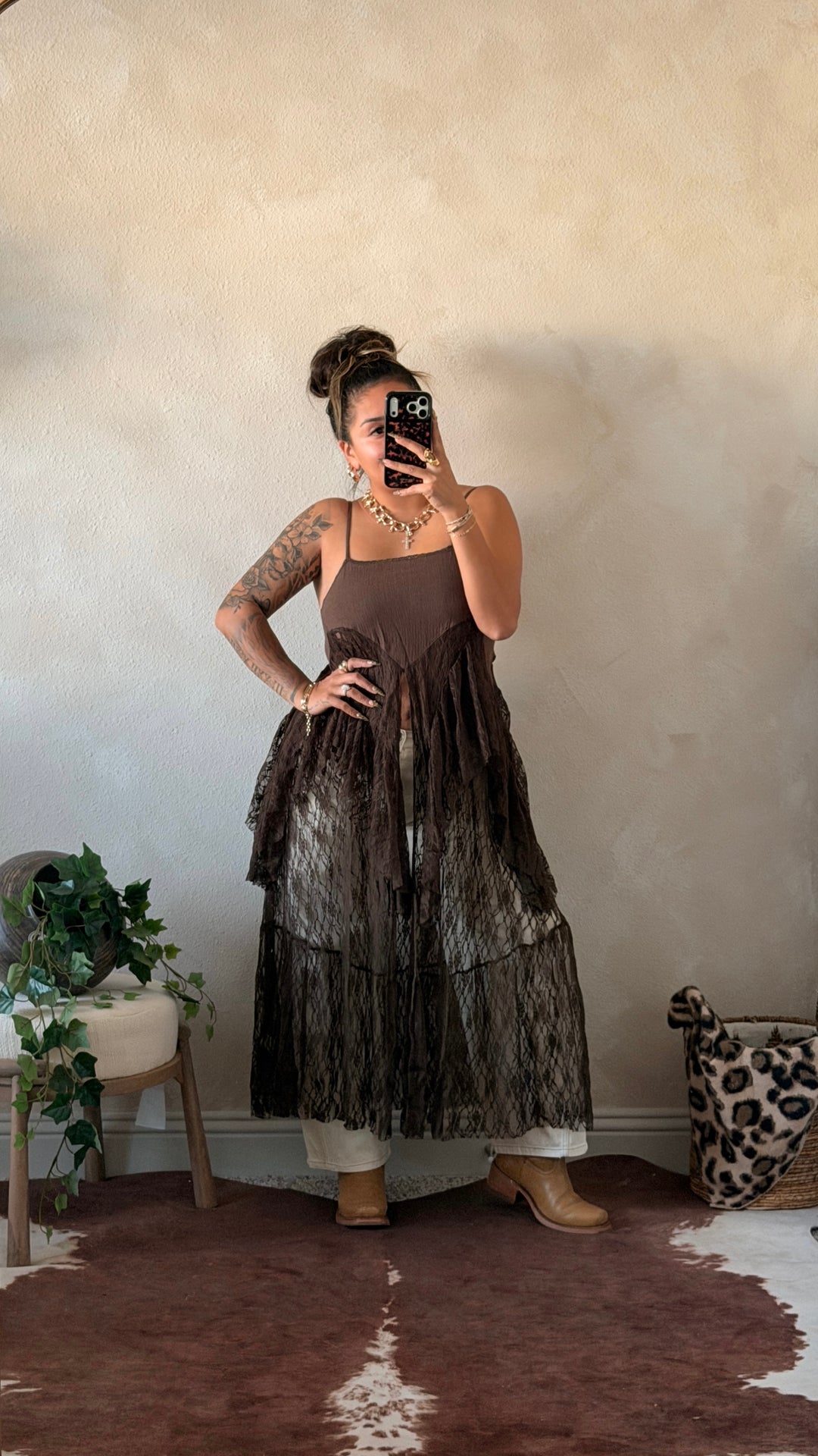 Daydream Lace Maxi – Espresso