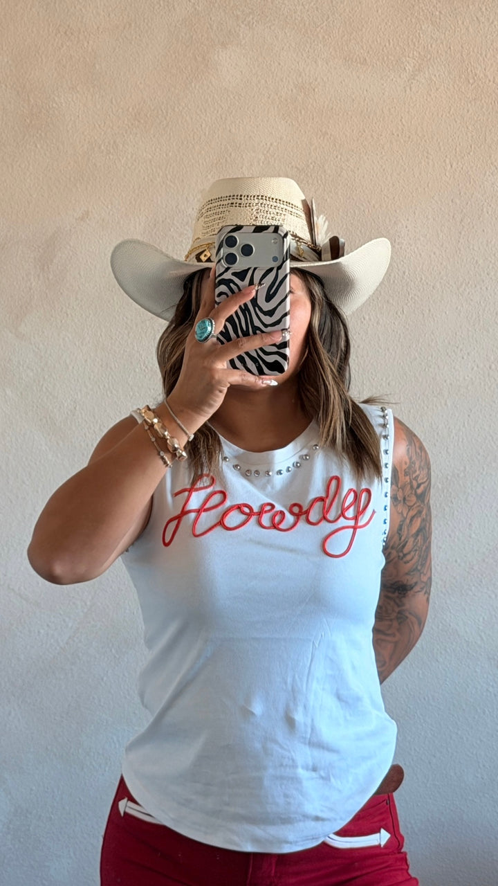 Howdy Honey Studded Tank