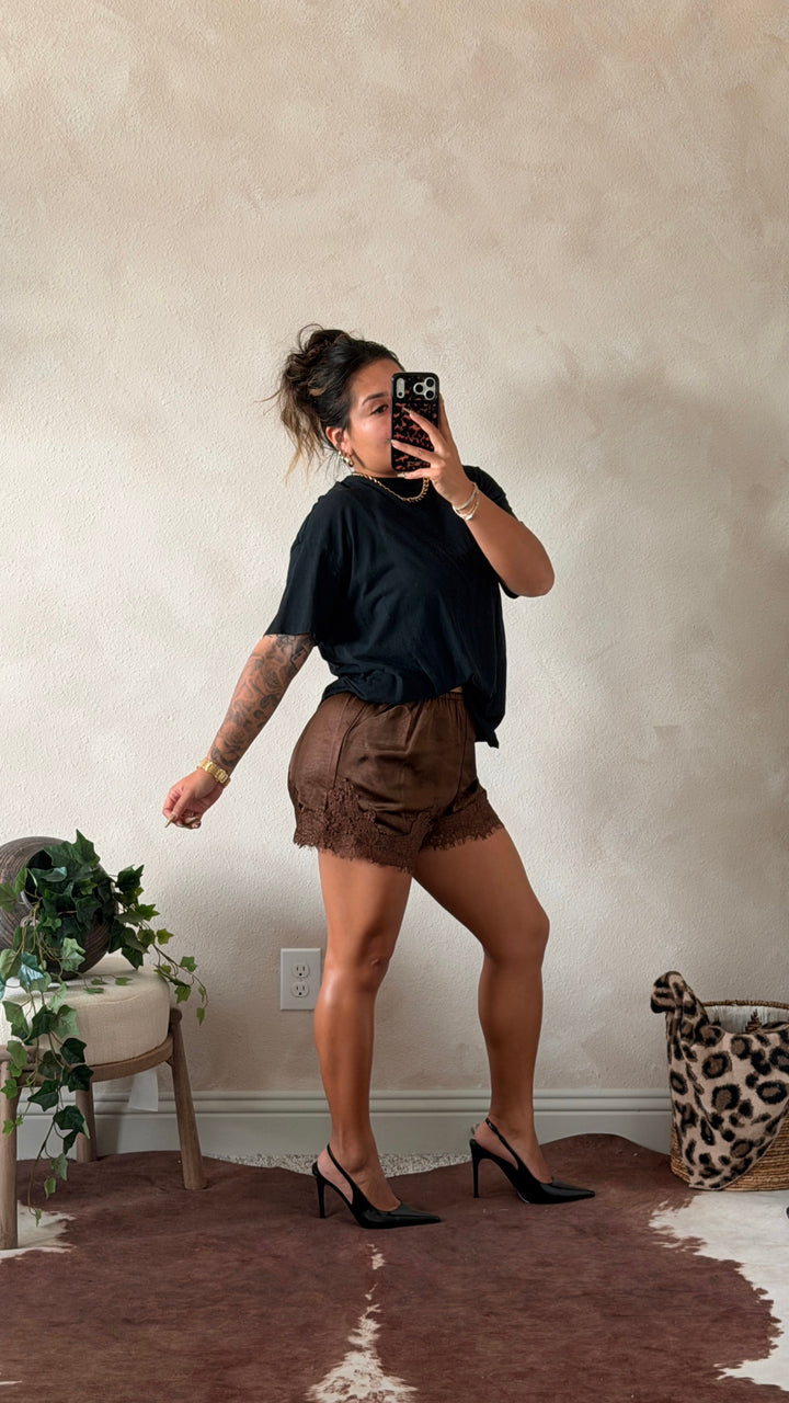 Laced Rodeo Shorts