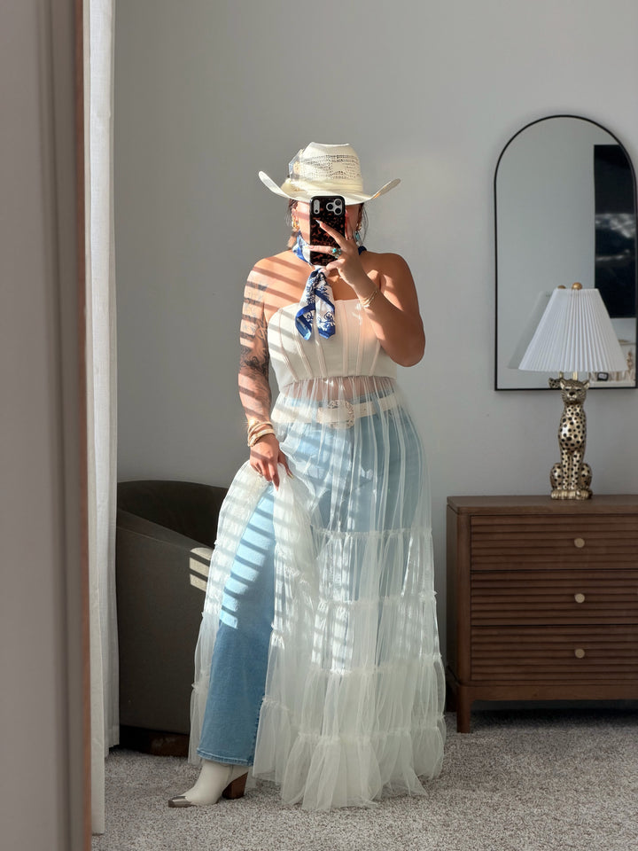Ivory Muse Corset Top