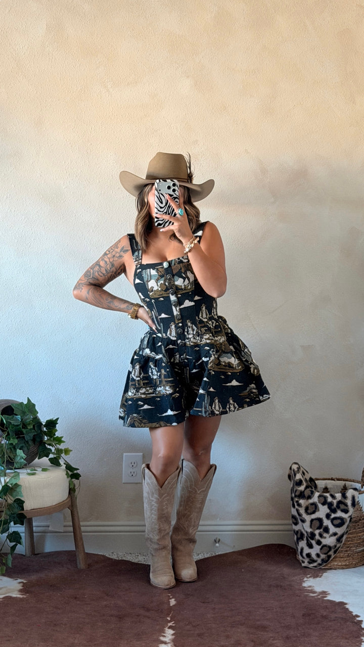 Wanted Woman Romper