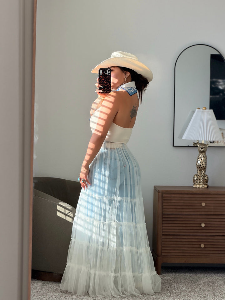 Ivory Muse Corset Top