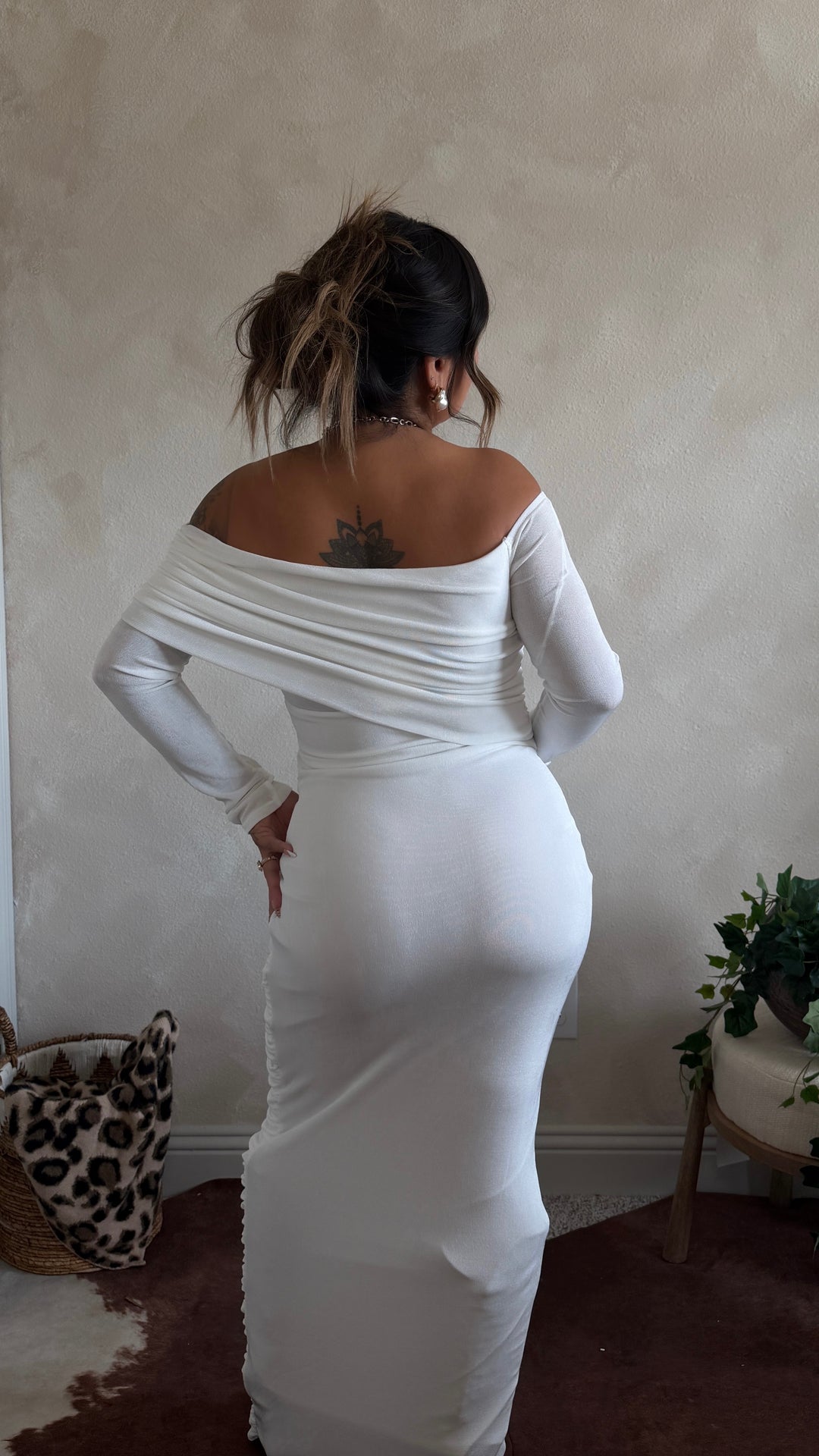 White Horse Maxi Dress