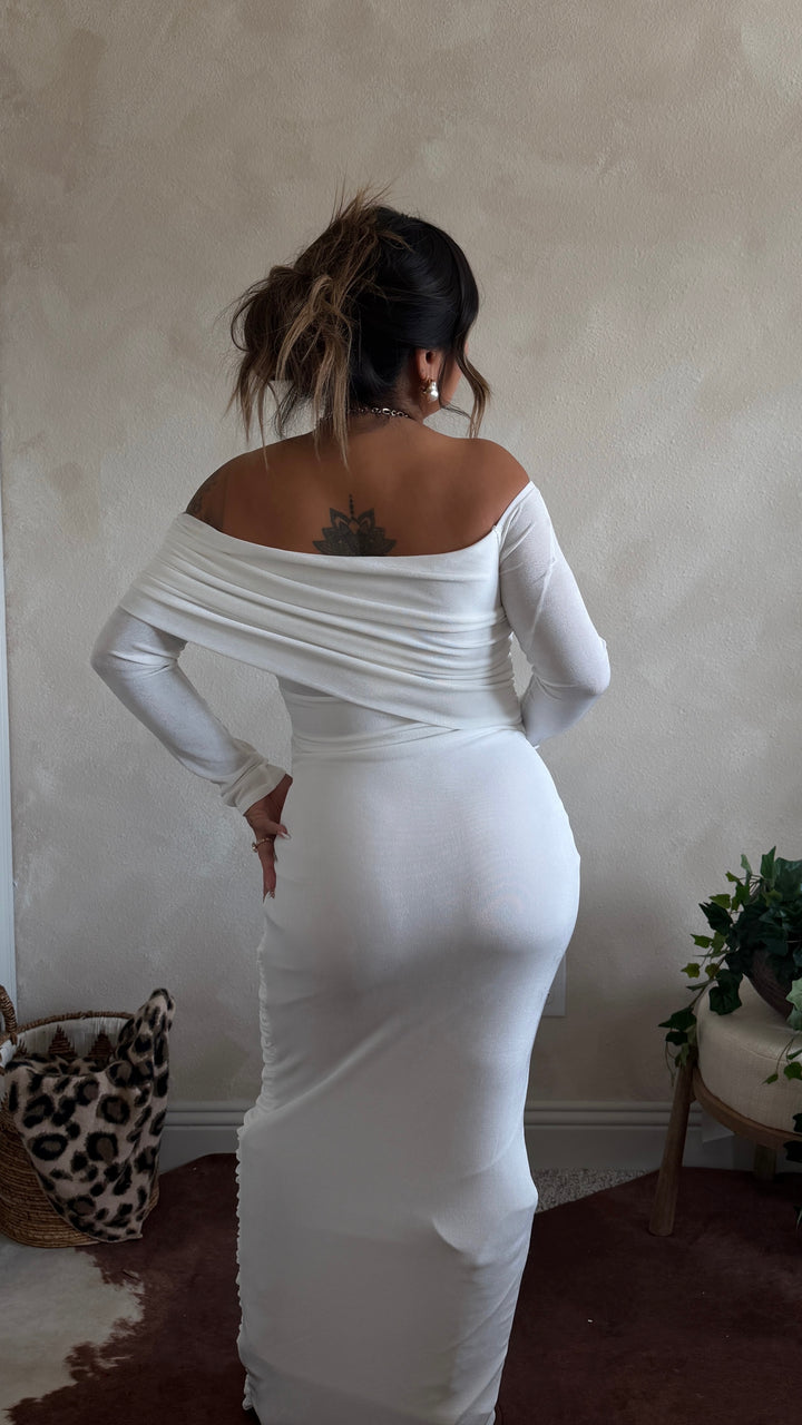 White Horse Maxi Dress