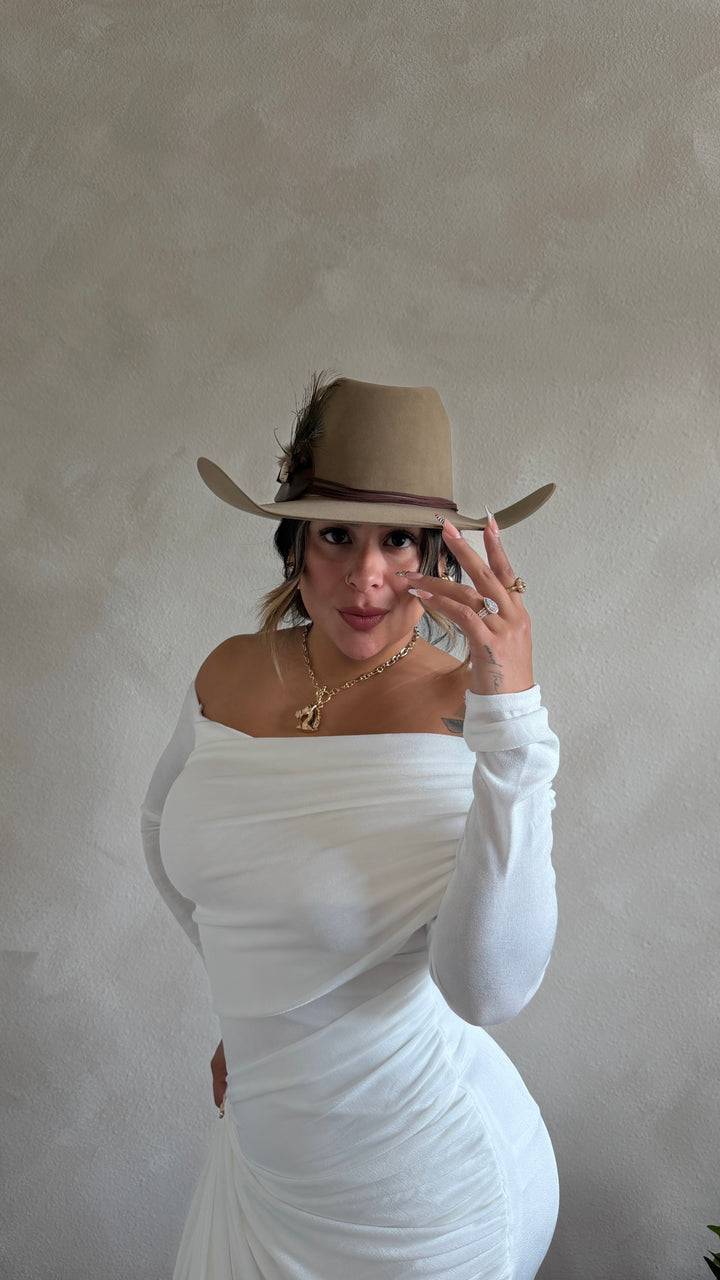 White Horse Maxi Dress
