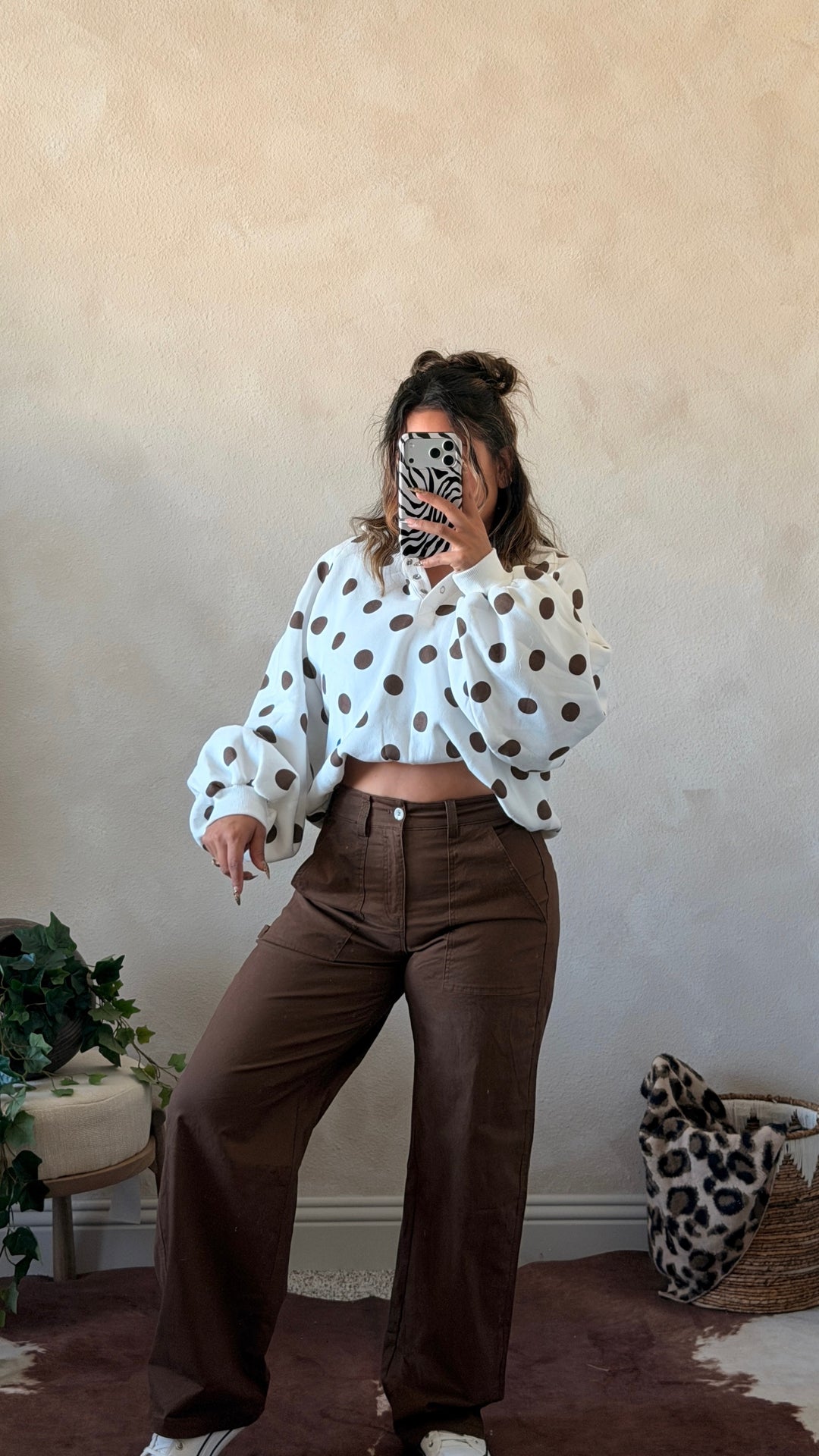 Cowgirl Dots Pullover