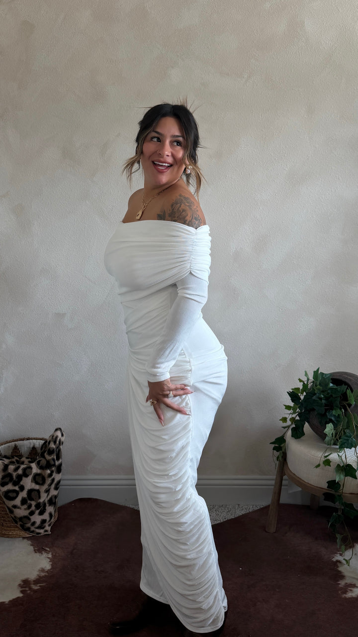 White Horse Maxi Dress