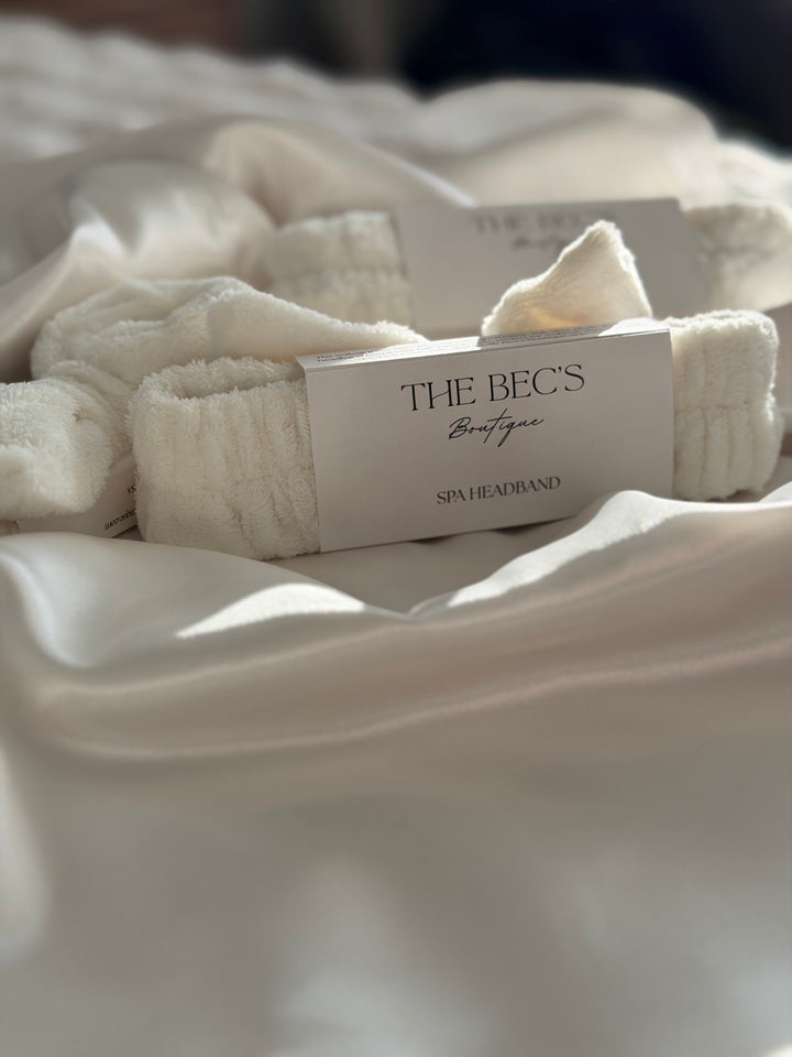 Soft Ivory Spa Headband