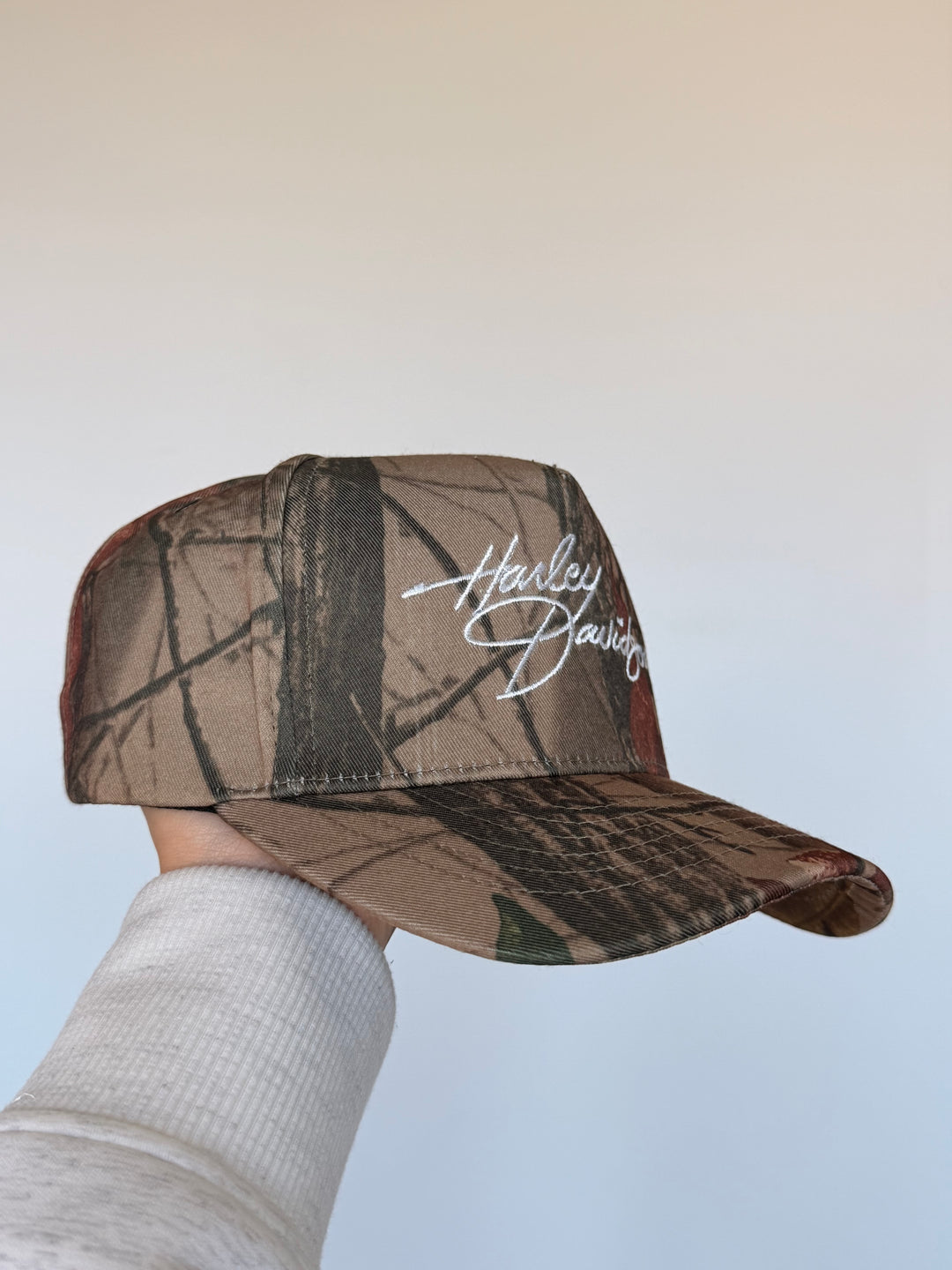 Harley Davidson Camo Trucker Hat