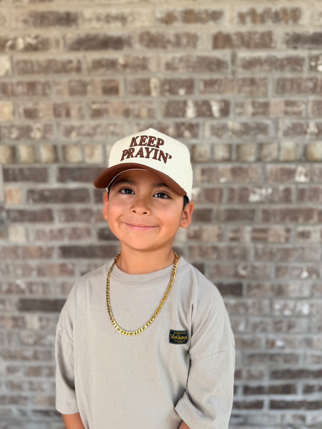 Keep Prayin’ Mini Trucker