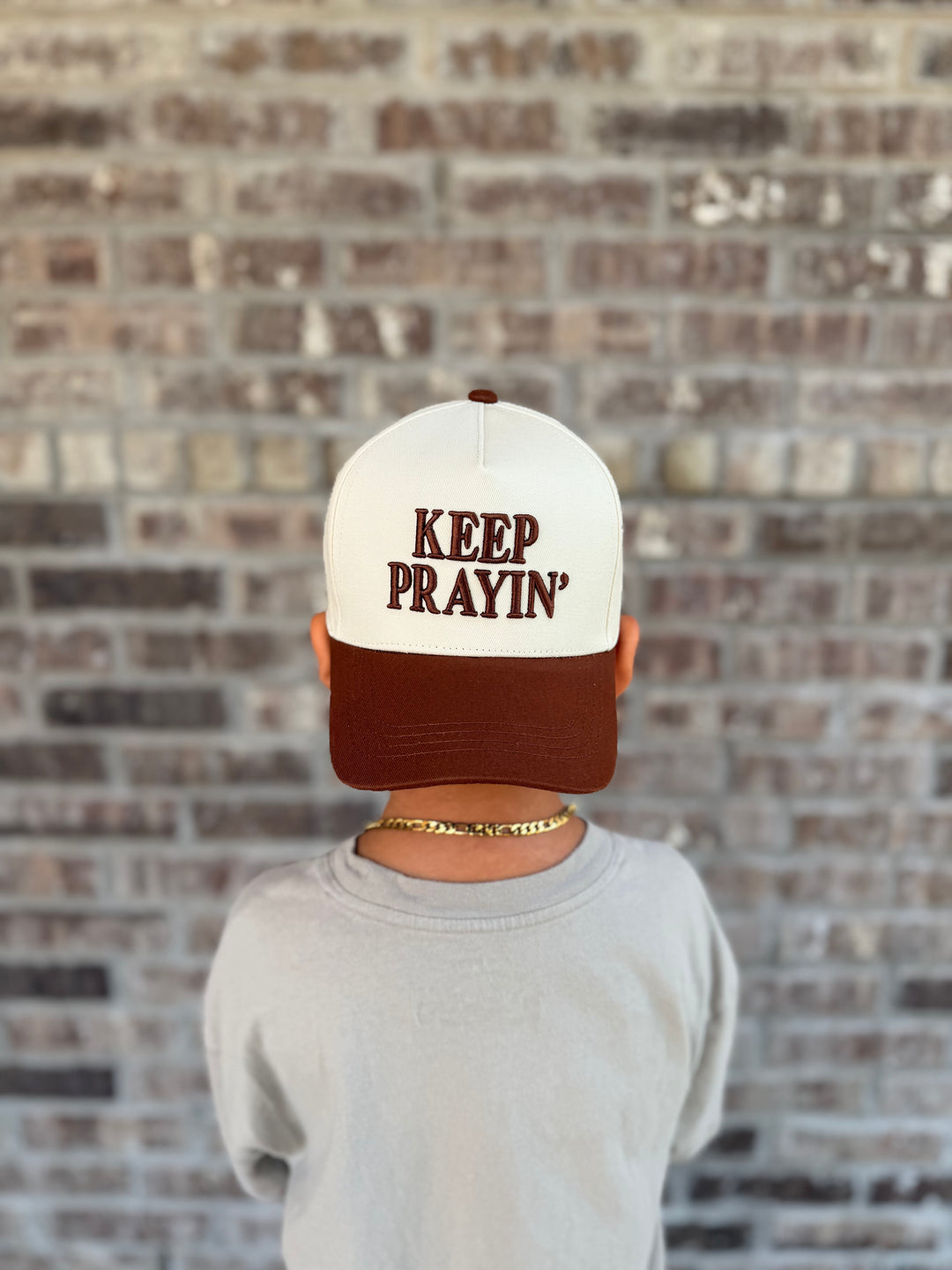 Keep Prayin’ Mini Trucker