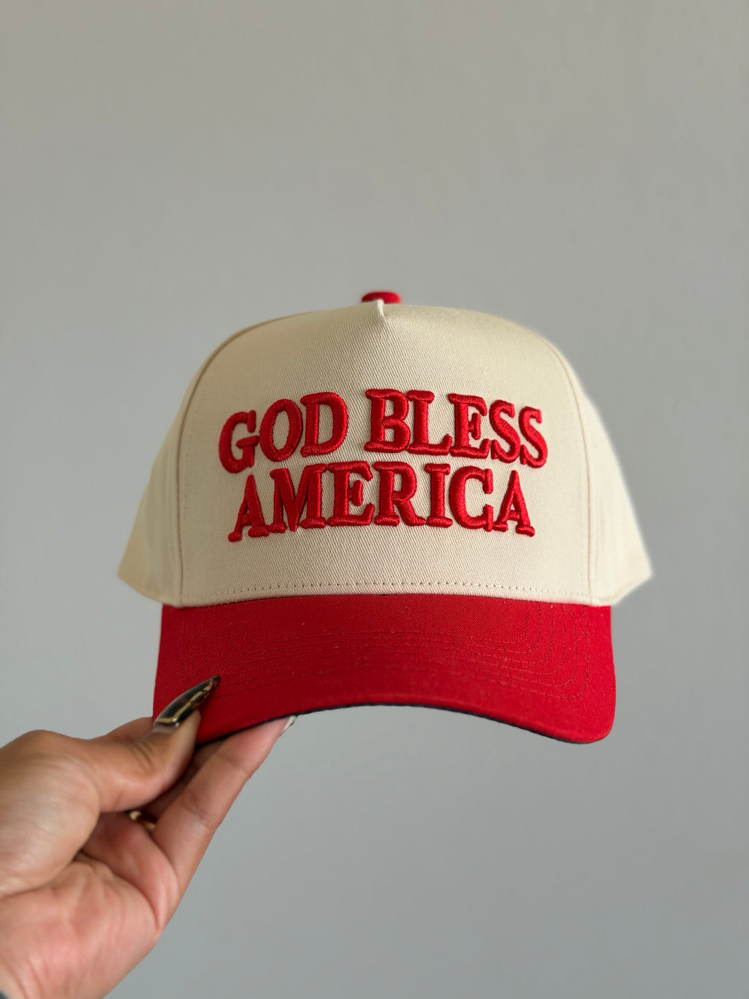 God Bless America Trucker Hat