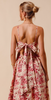 Floral Woven V Neck