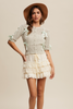 Lace Tiered Shorts with Ruffle Details
