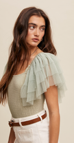 Ruffled Elegance Bodysuit