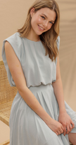 Sleeveless Balloon Crop Top