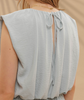 Sleeveless Balloon Crop Top