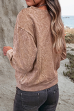 Saved By Grace Embroidery Mineral Wash Sweatshirt