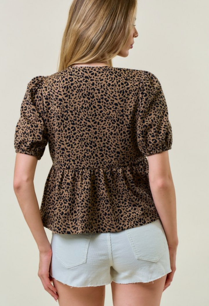 Leopard Print Bow Tie