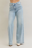 High Waist Retro Wide Criss-Cross
