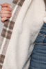 Inside Faux Fur Brushed Plaid Jacket