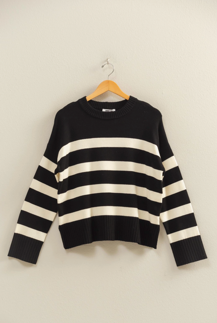 Striped Crew Neck Sweater