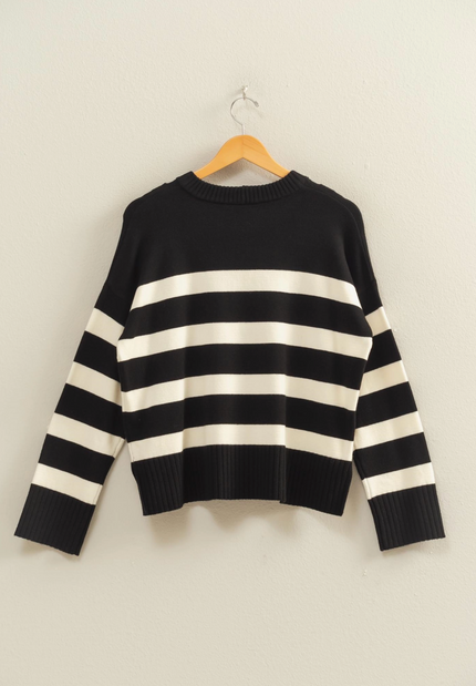 Striped Crew Neck Sweater