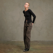 Leopard Barrel Pants