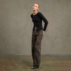 Leopard Barrel Pants