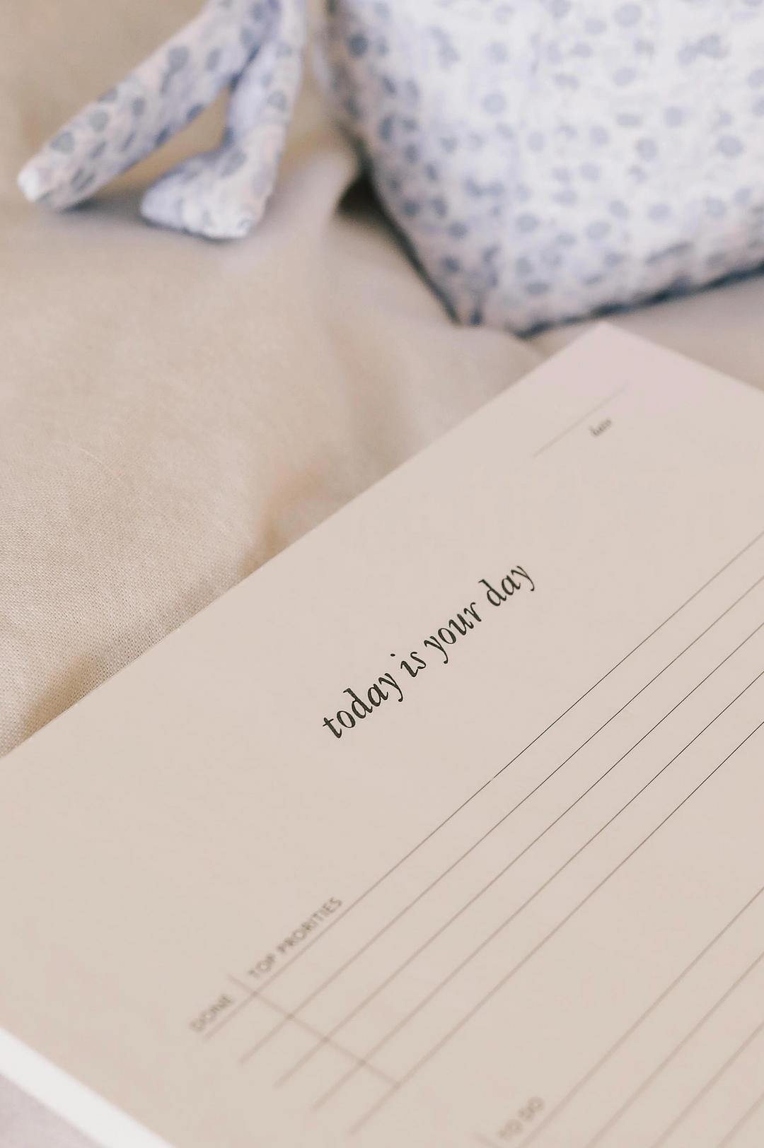 Today Is Yours Daily Planner Pad