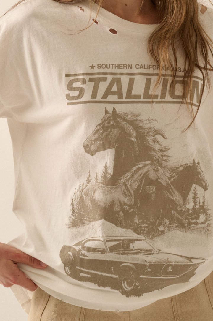 Stallion Vintage Tee