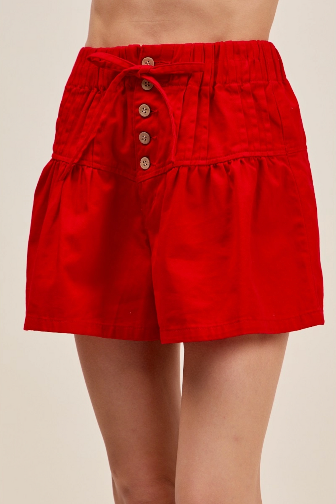 Crimson Charm Shorts