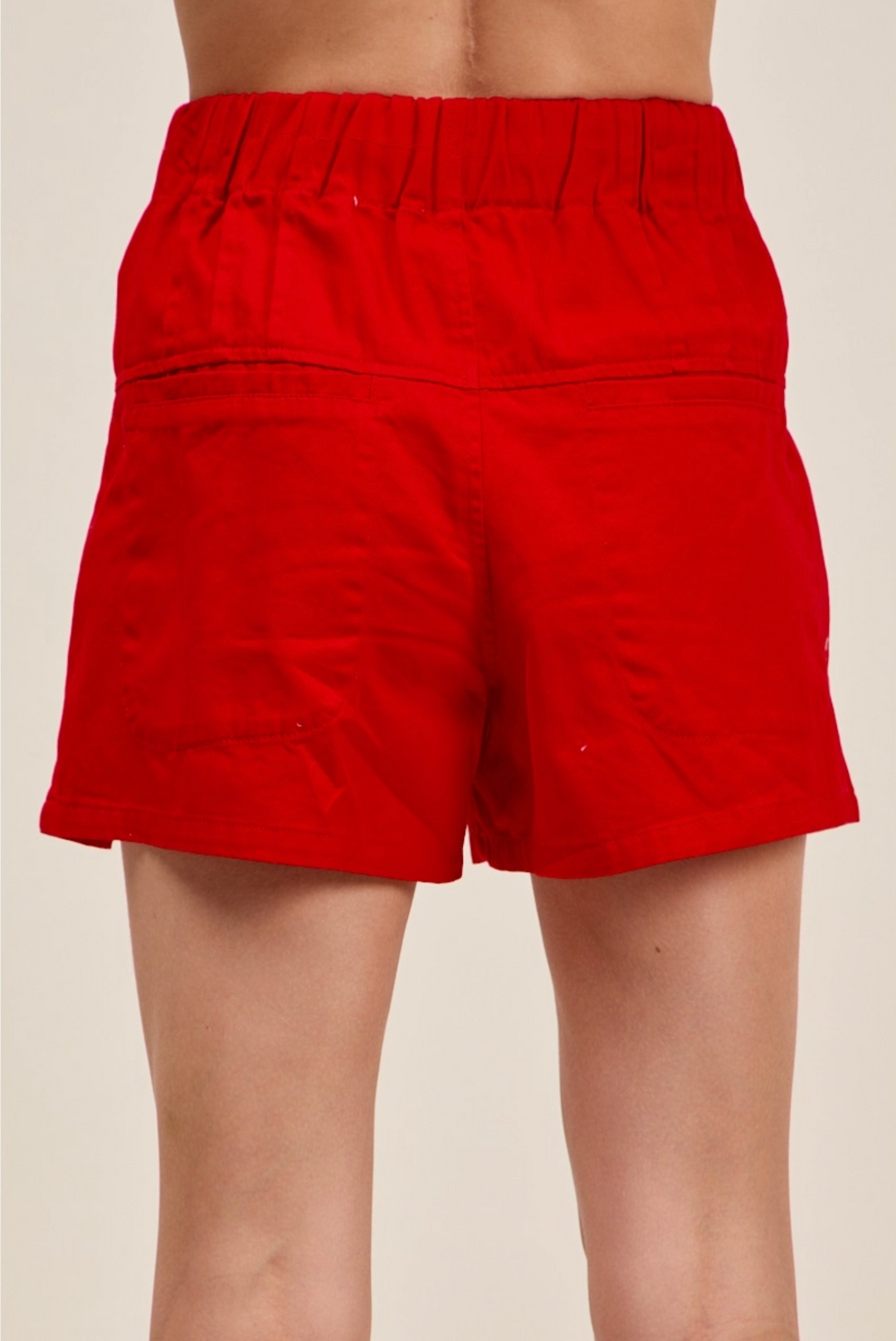 Crimson Charm Shorts