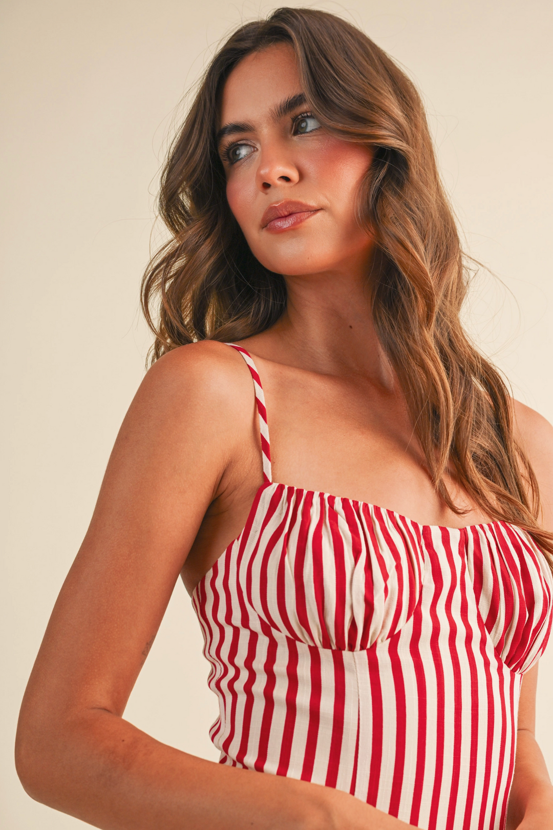 Valentina Stripe Maxi Dress