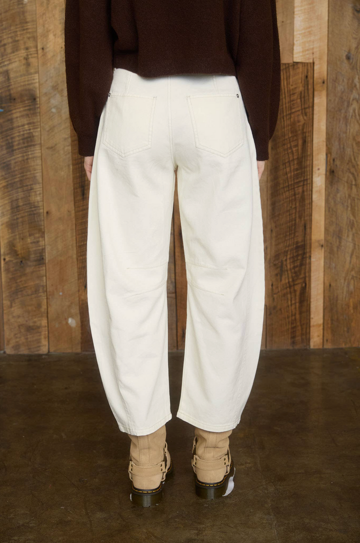 Ecru Ridge Barrel Pants