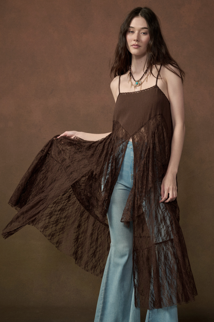 Daydream Lace Maxi – Espresso