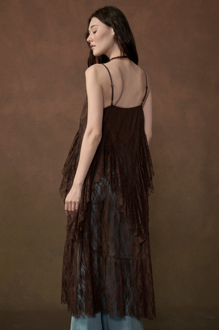 Daydream Lace Maxi – Espresso