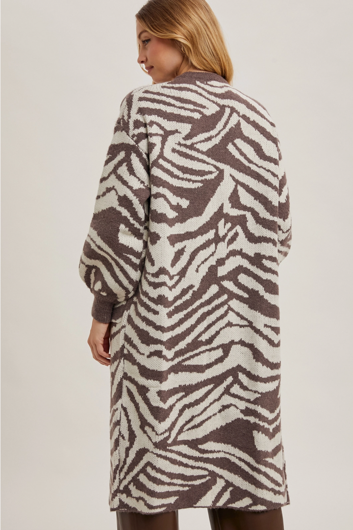 Sahara Zebra Cardigan