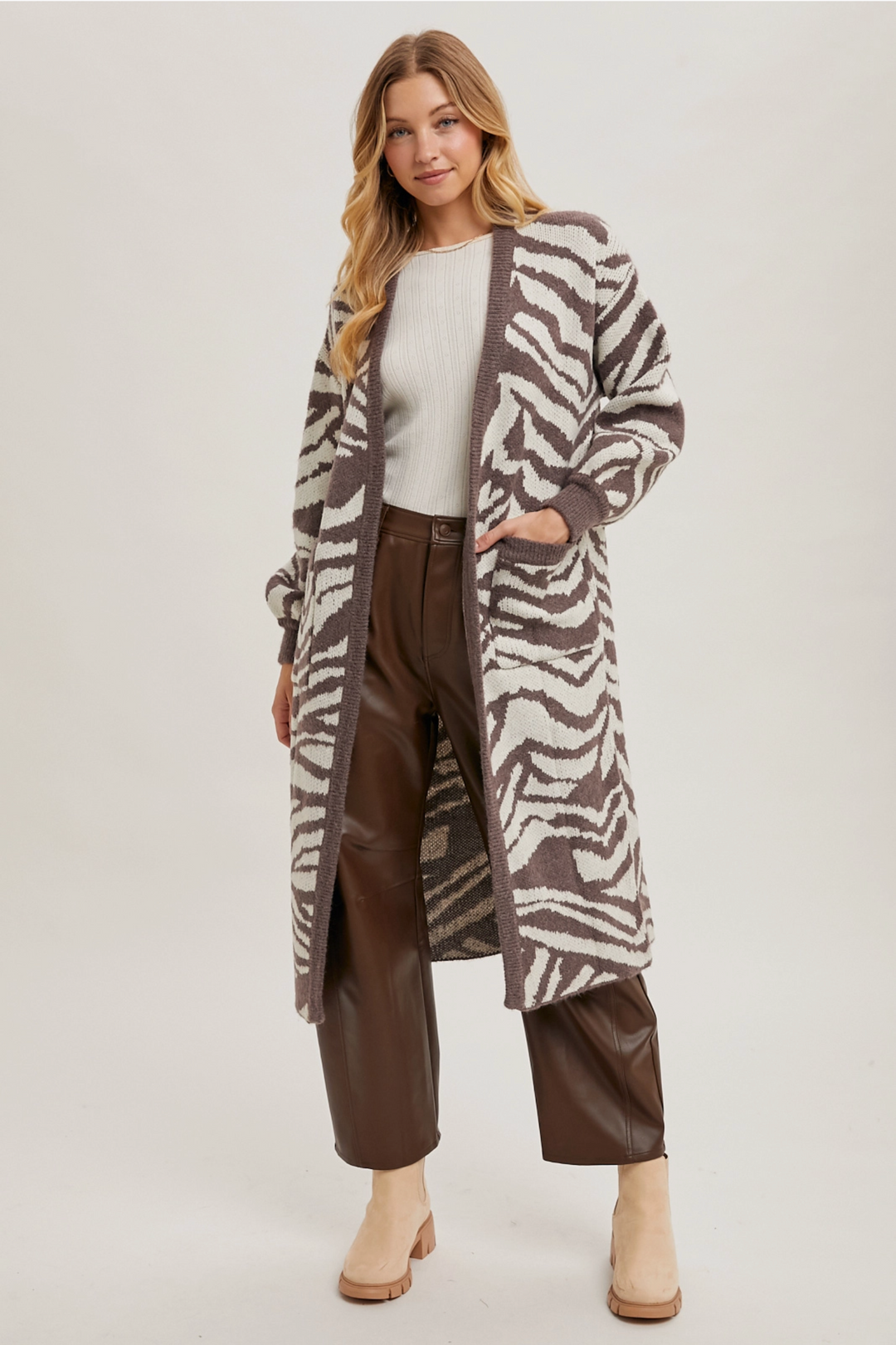 Sahara Zebra Cardigan