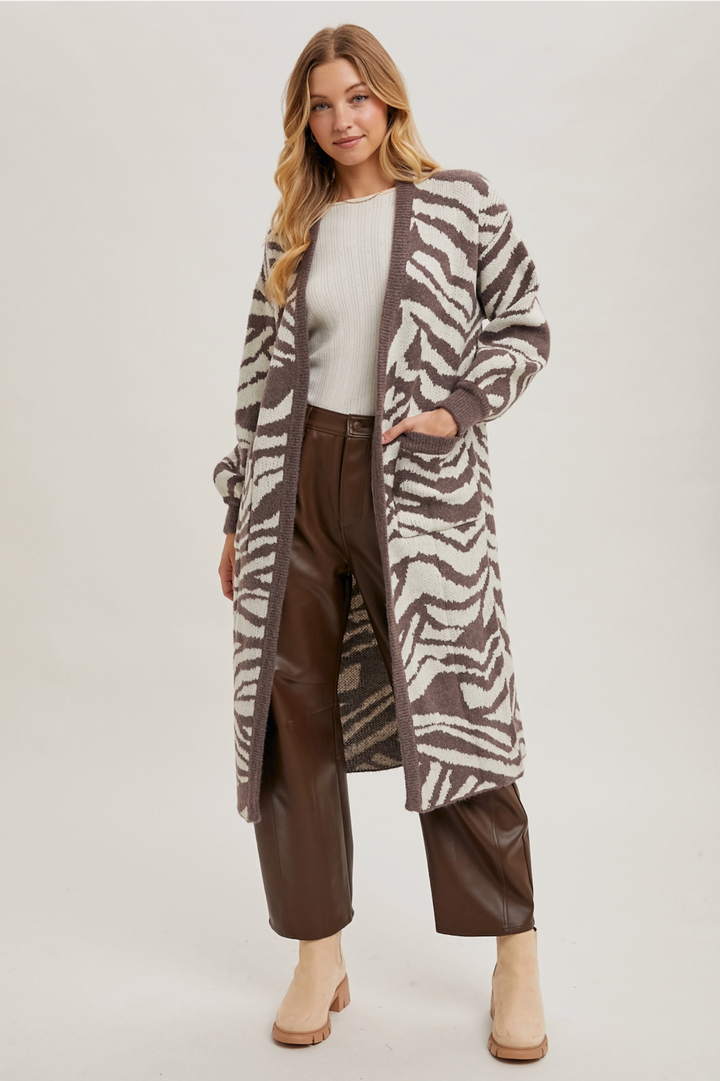 Sahara Zebra Cardigan