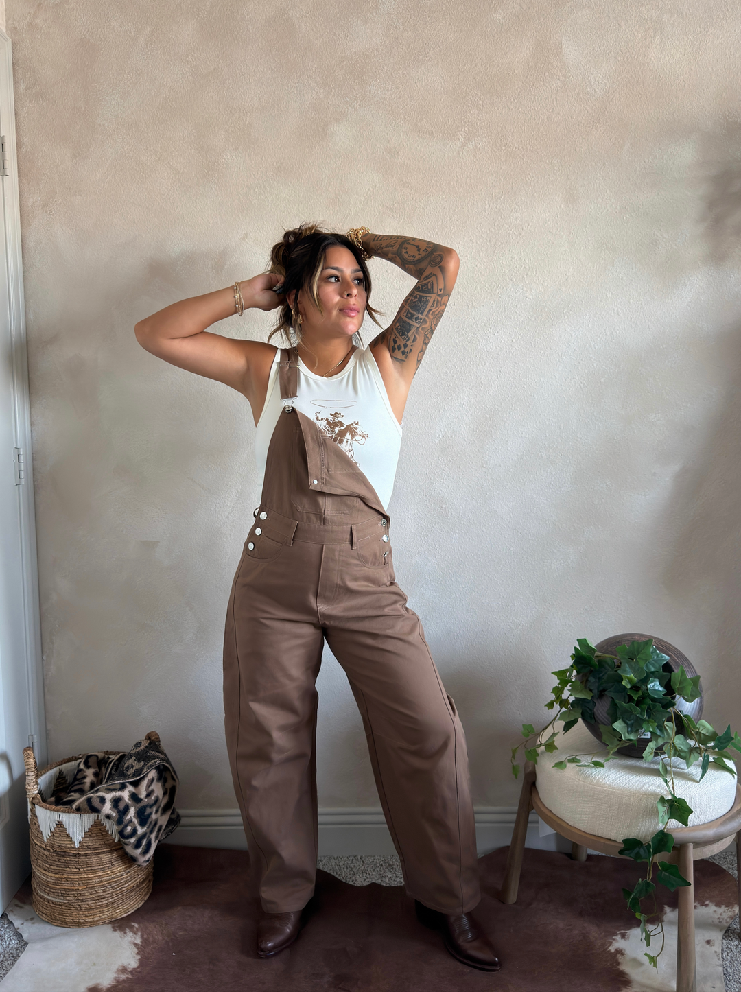 Saddle Up Barrel Overalls