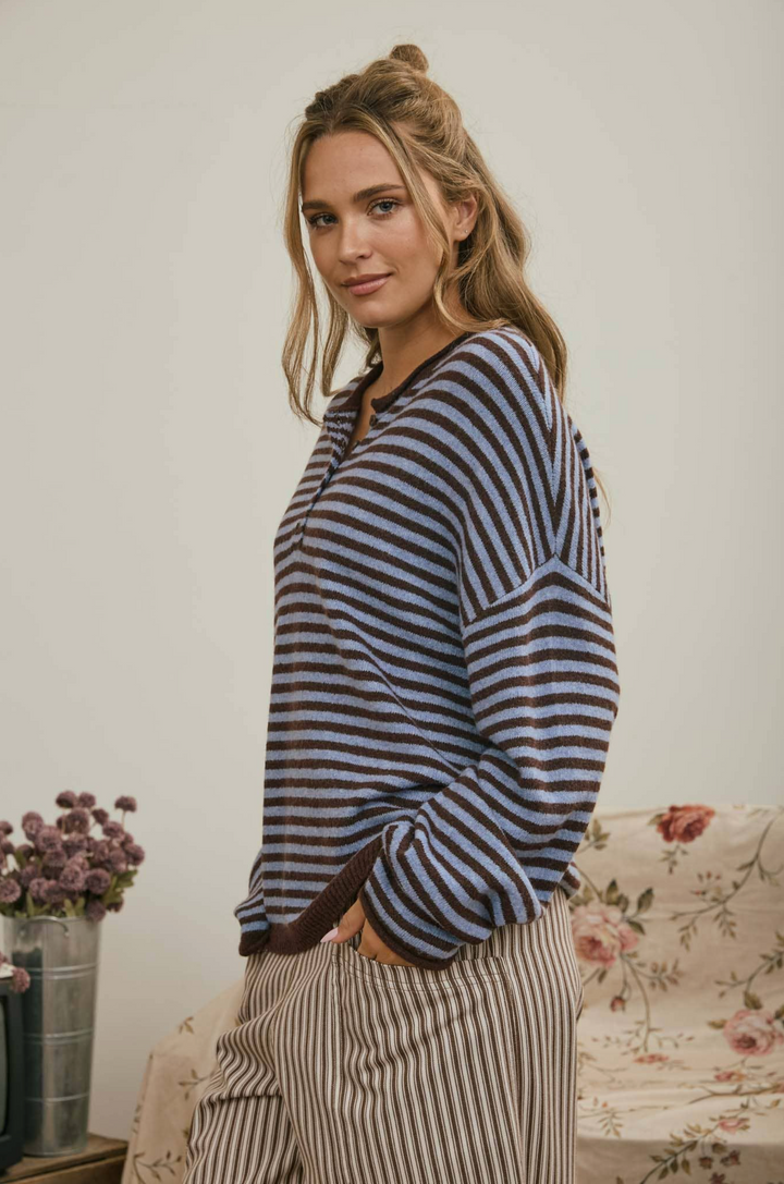 Bluebird Henley Sweater