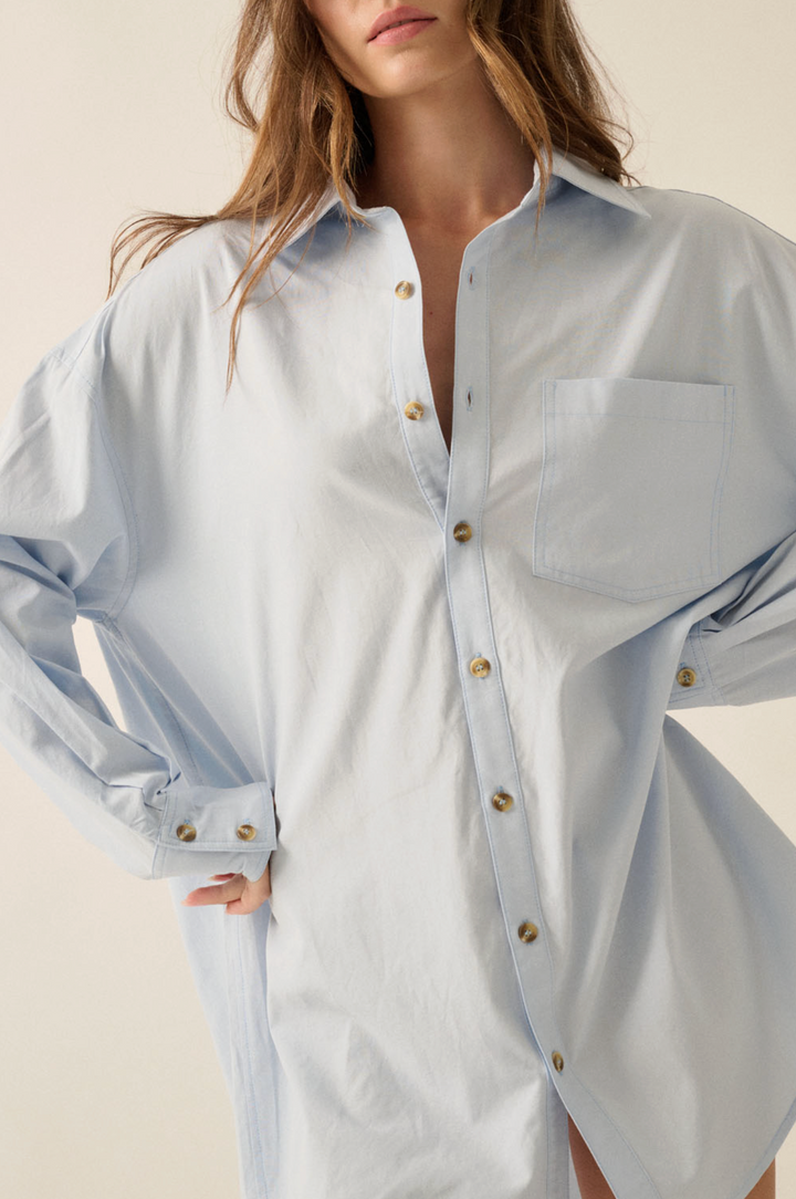 Sunday Morning Shirt Dress